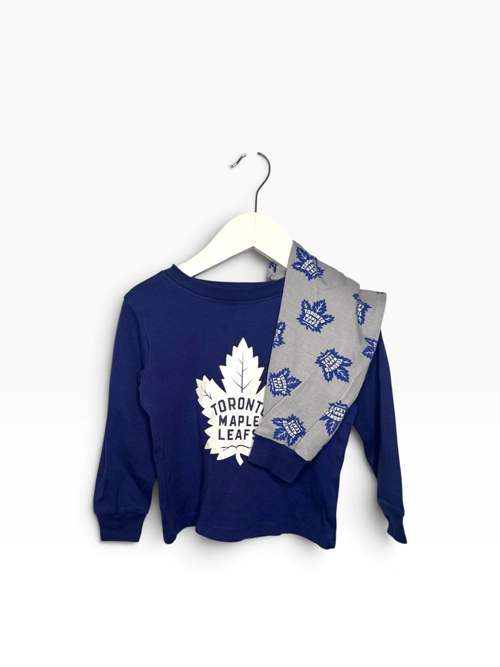 ⭐️ 5/$30 NHL Toronto Maple Leafs Kids Pajama Set size 2-3Y
